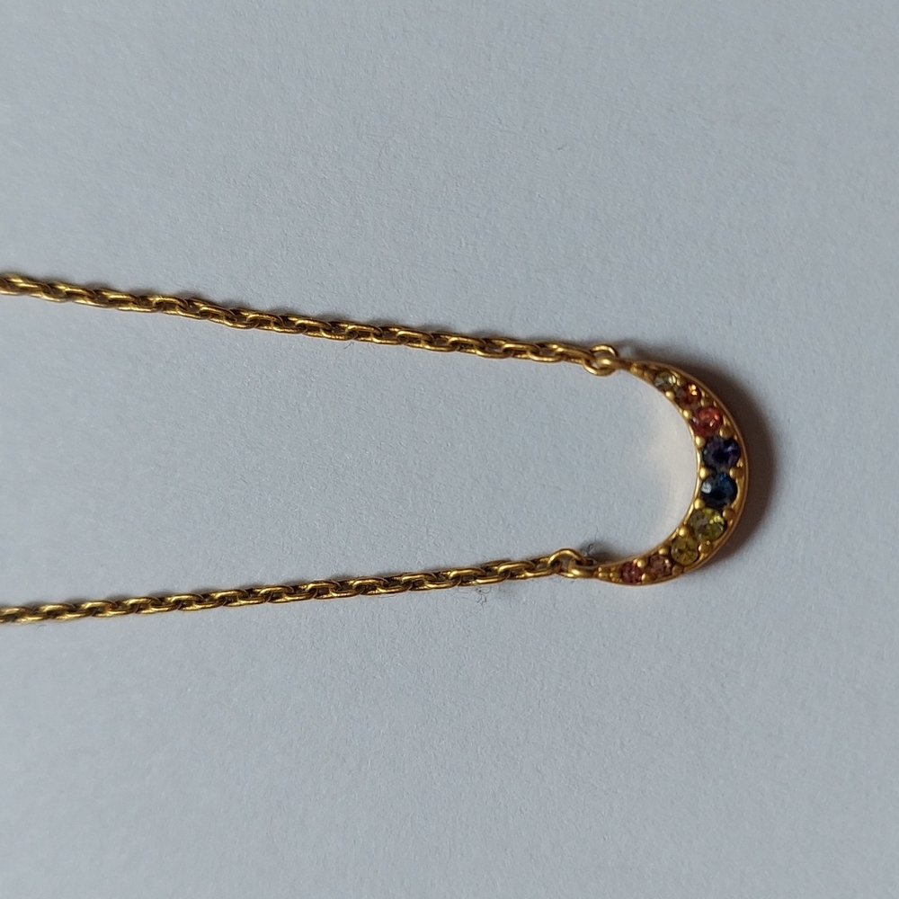 Madewell dainty Cresent Moon necklace
